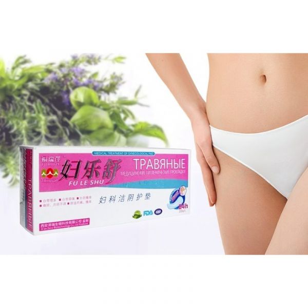 Women's pads Fu Le Shu (10 pcs). 49 Medicinal Herbs of Traditional Chinese Medicine